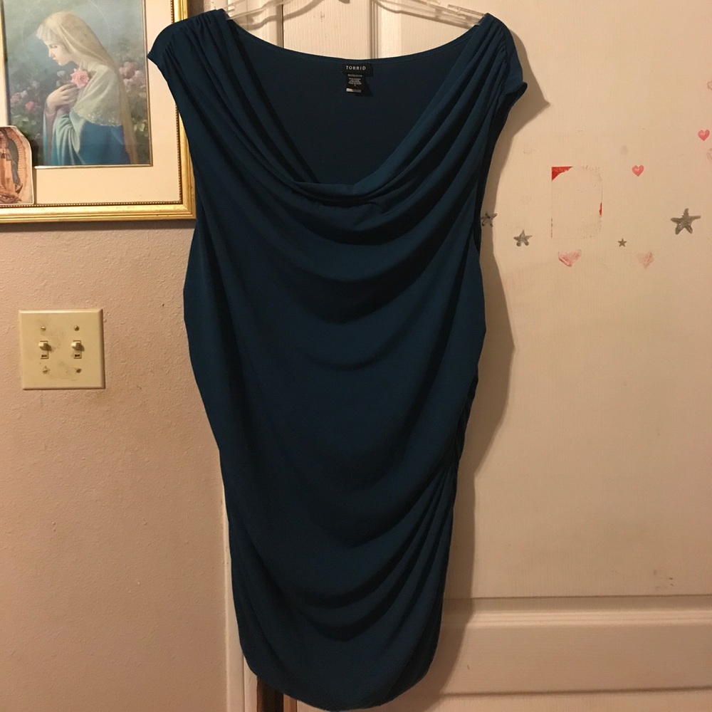 Torrid teal blouse/tunic 💚💙 FINAL