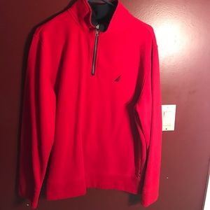 Never Worn Red Nautical QZip