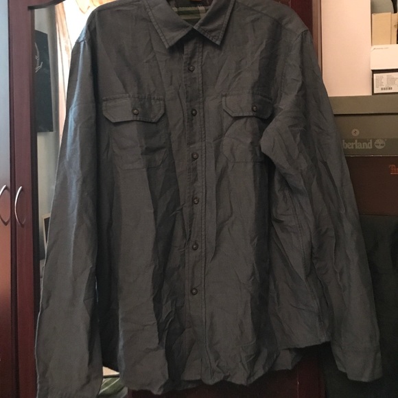 Gray button down, given as a gift . - Picture 1 of 4