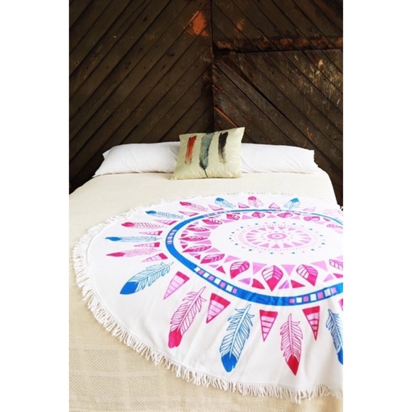 🎉HP🎉 Boho Roundie Beach Cover Up/Wrap/Towel/Tapestry - Picture 6 of 7