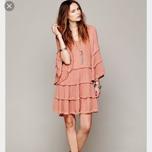 NWOT Free People Gauze Gracias Dress