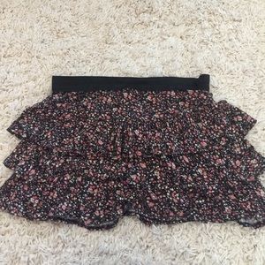 Shasa Floral layered skirt