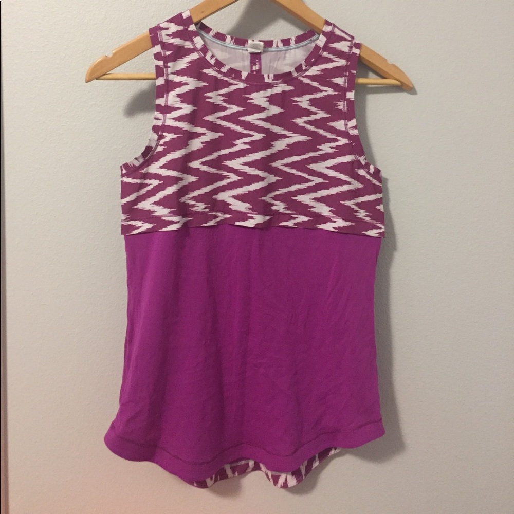 Ivivva Athletic Tank Chevron Print