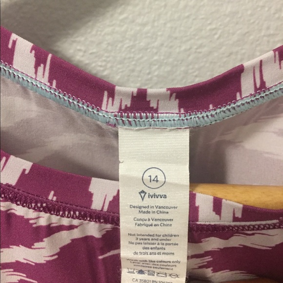 Ivivva Athletic Tank Chevron Print - Picture 4 of 7