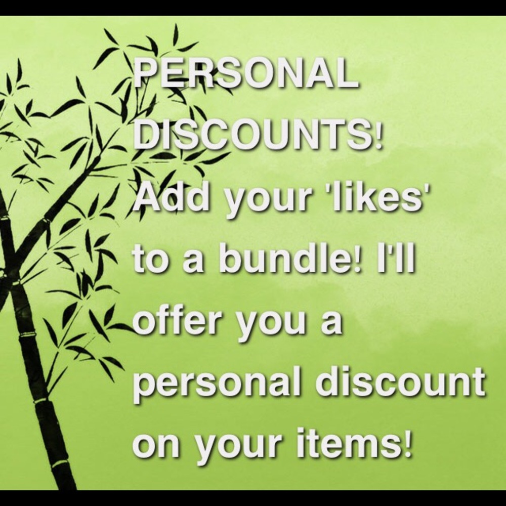 PERSONAL DISCOUNTS!