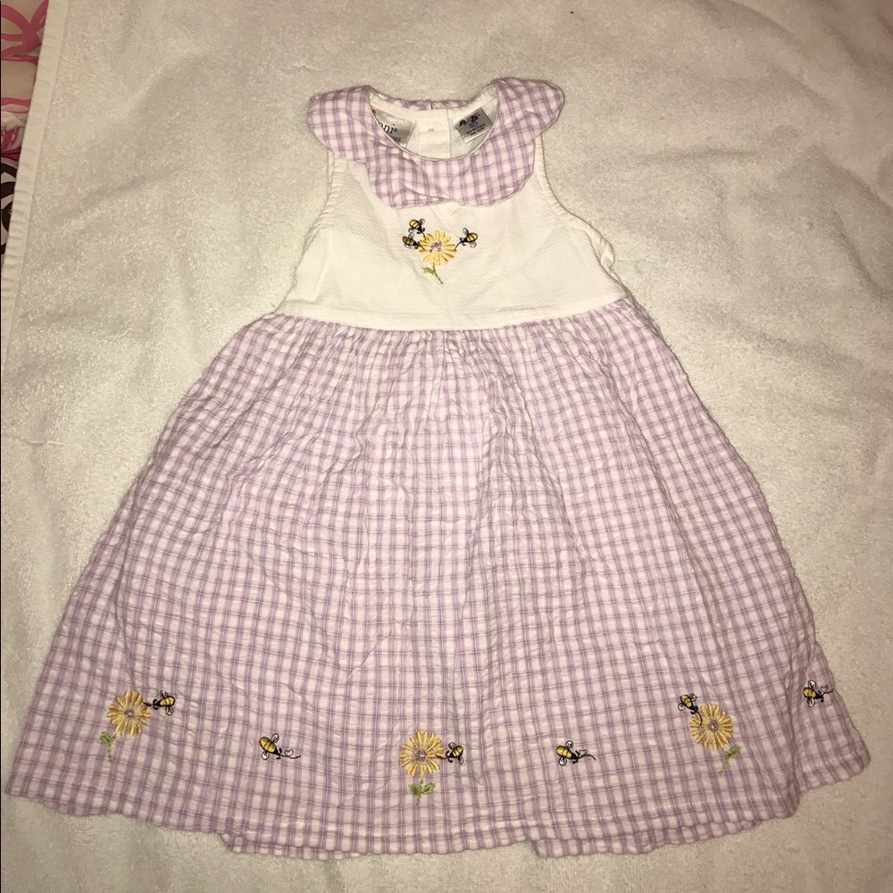 Cute lavender and white dress