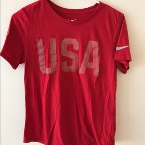 Nike USA Athletic Cut Tee