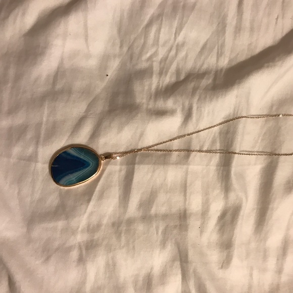 Gold geode necklace - Picture 1 of 2