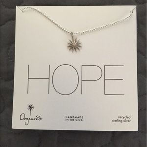 Dogeared HOPE Necklace on 24" chain