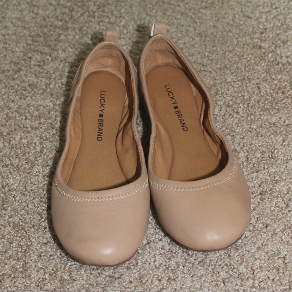 Lucky Brand pink/nude flats