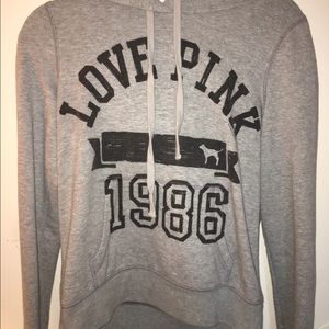 VS pink gray top