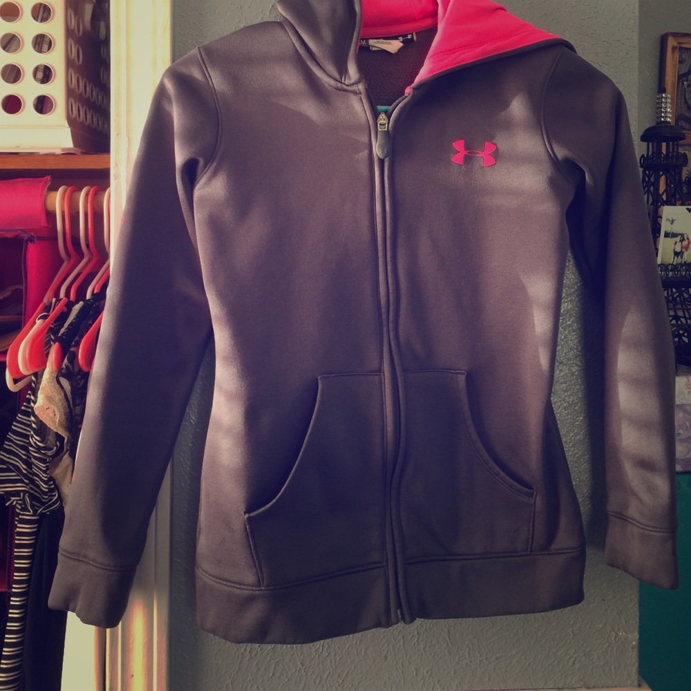 Girls under armor zippered jacket