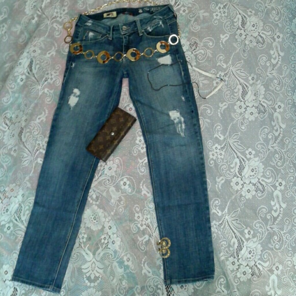 SOLD DESIGN LAB BRYANT PARK BEST FRIEND JEANS - Picture 2 of 5