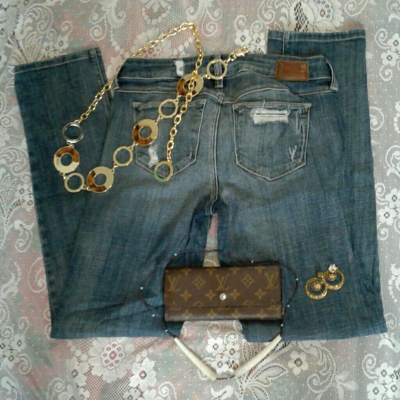 SOLD DESIGN LAB BRYANT PARK BEST FRIEND JEANS - Picture 5 of 5