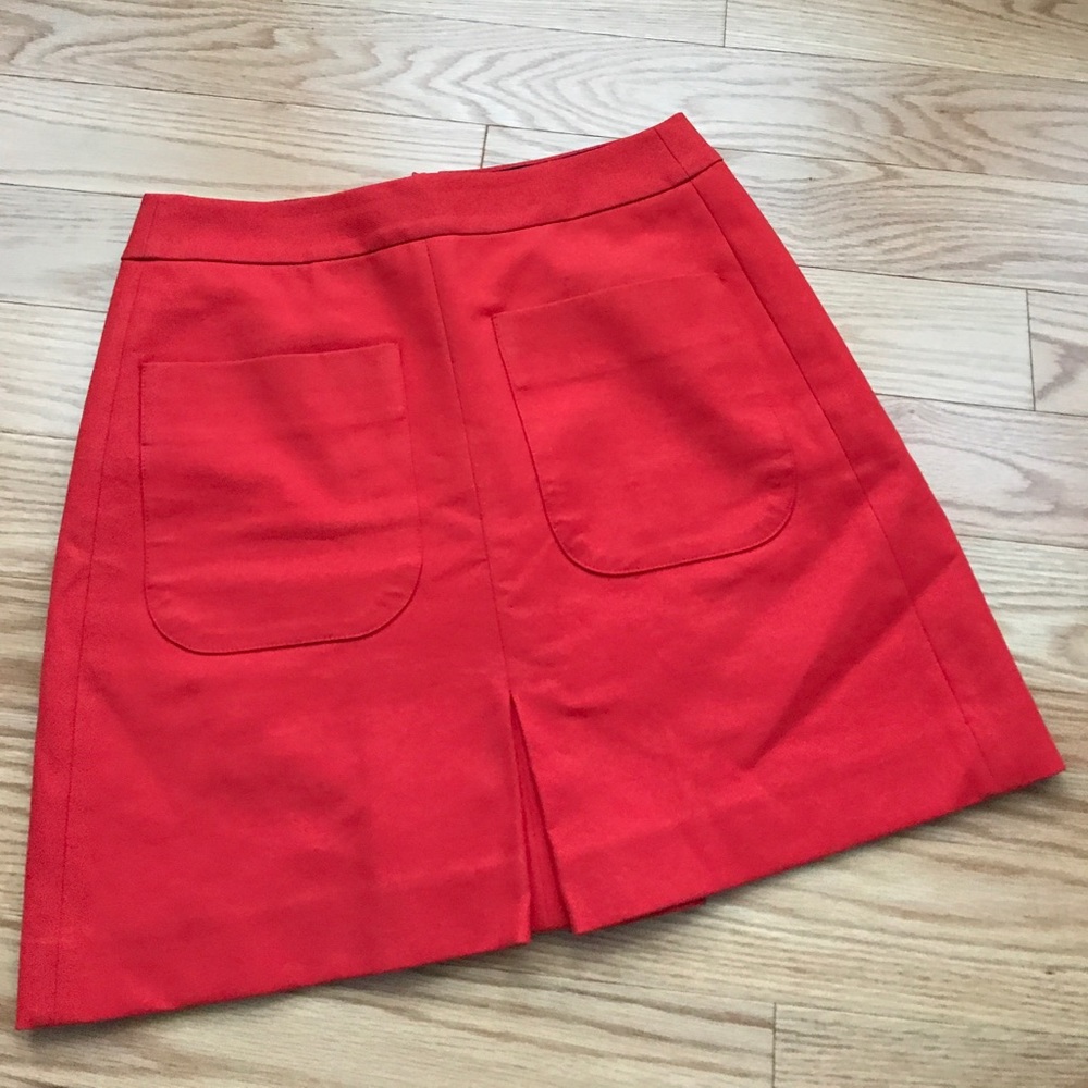 Red Skirt - Loft