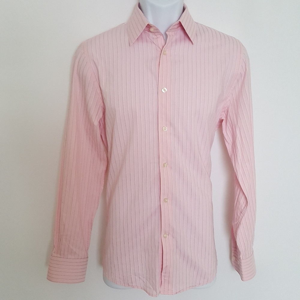 Express Fitted Longsleeves Mens Shirt size S