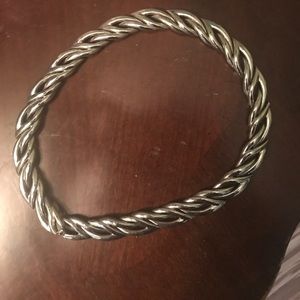 Silver choker