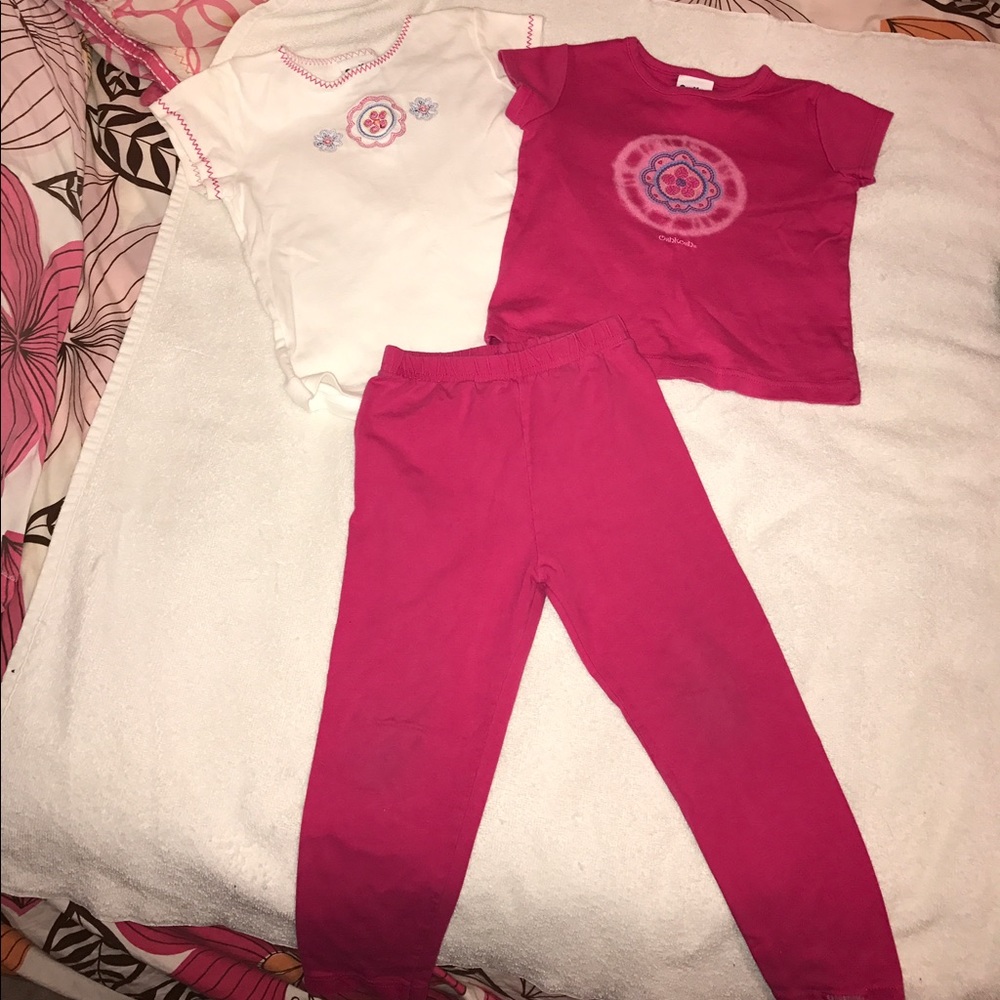 Two t-shirts and a pant