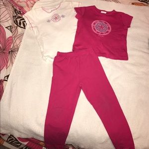 Two t-shirts and a pant