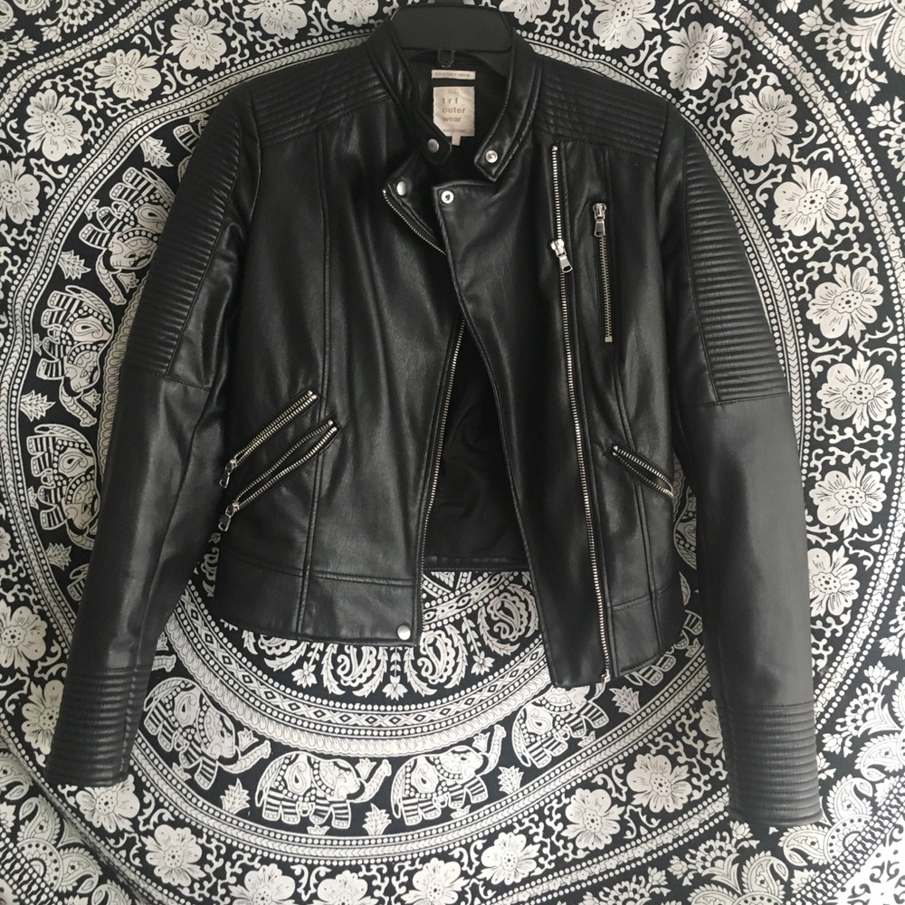 Zara leather jacket