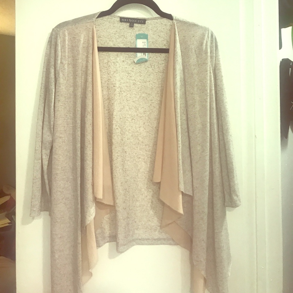Neutral sweater/cover up