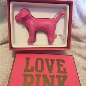PINK Leather dog (medium)