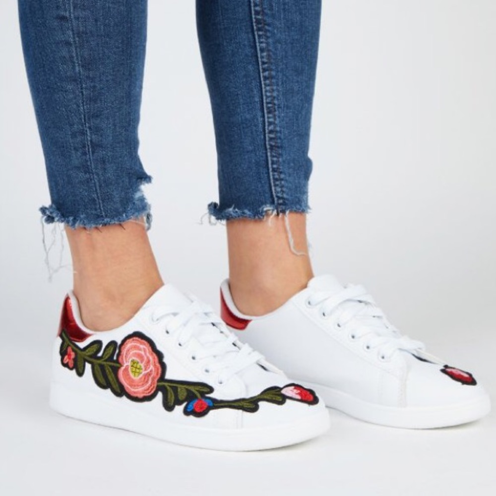 Embroidered Tennis Shoes