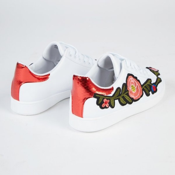 Embroidered Tennis Shoes - Picture 2 of 7