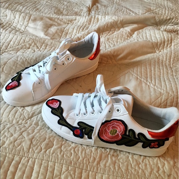 Embroidered Tennis Shoes - Picture 4 of 7