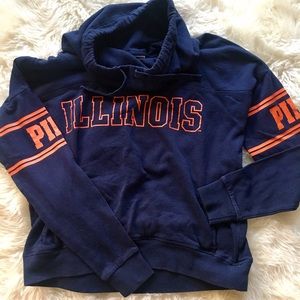 VS PINK University of Illinois Sweatshirt Blue - S