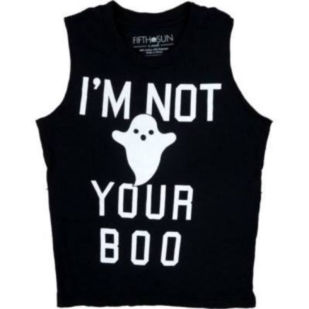 I'm not your boo tank top