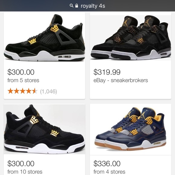 Royalty retro 4s men's size 12 - Picture 4 of 4