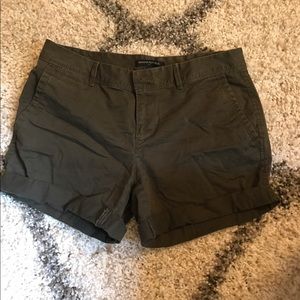 Banana Republic Army Green Shorts