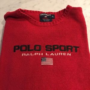 Polo Sport Red Sweater