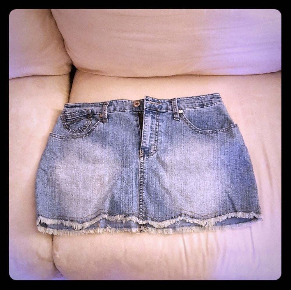 Jean Mini Skirt