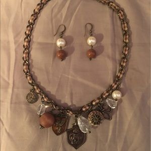 Necklace & matching earrings