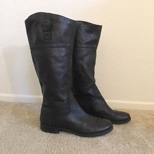 ⬇️SALE⬇️Black Leather Riding Boots