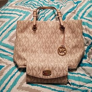 MK BAG & WALLET SET