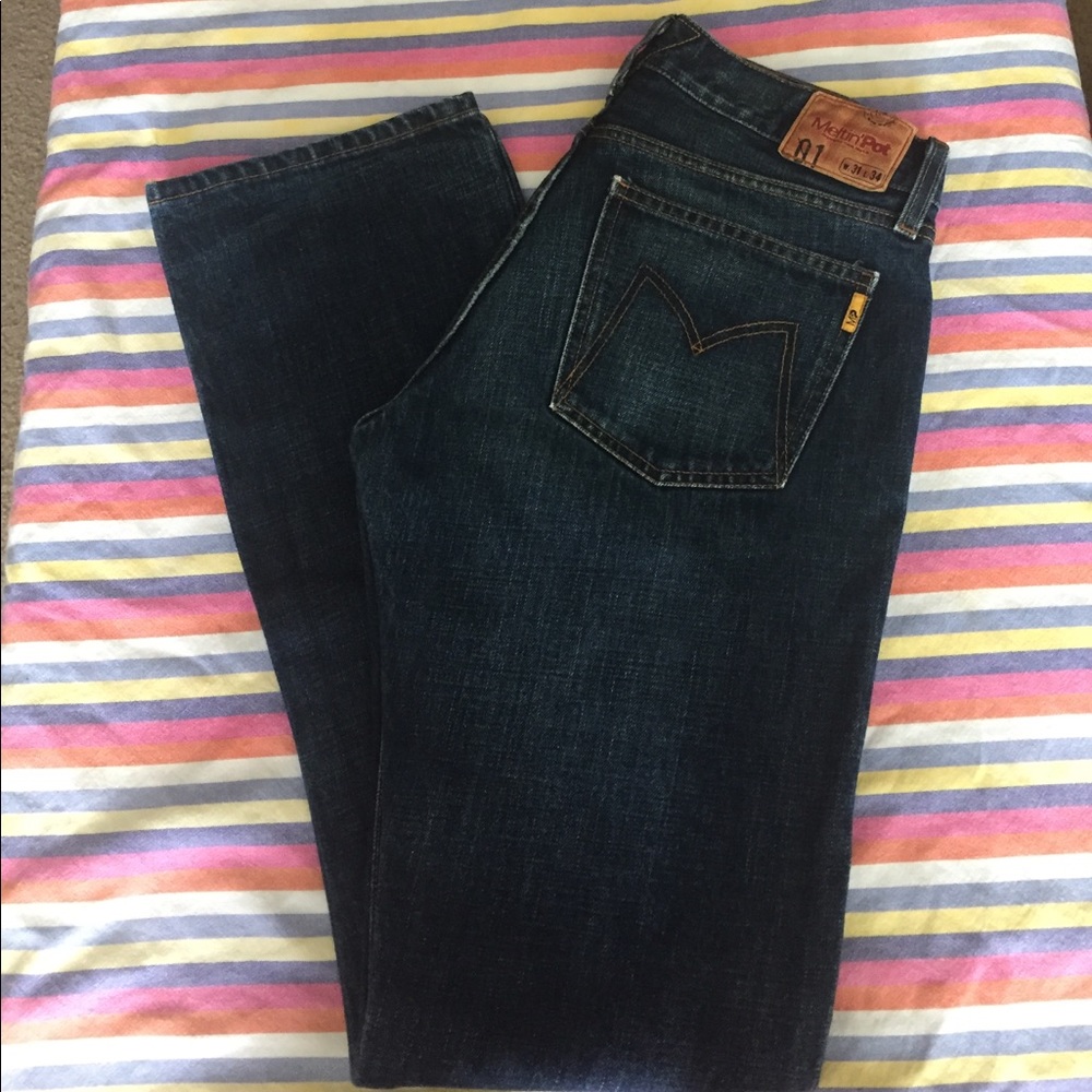 Gently used meltin pot jeans
