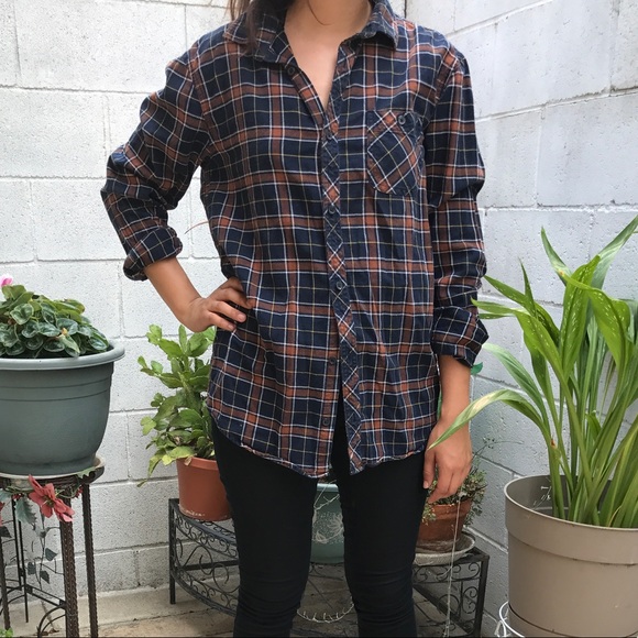 Dark Blue Flannel - Picture 1 of 2