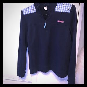 Vineyard vines shep shirt  - navy blue with whales