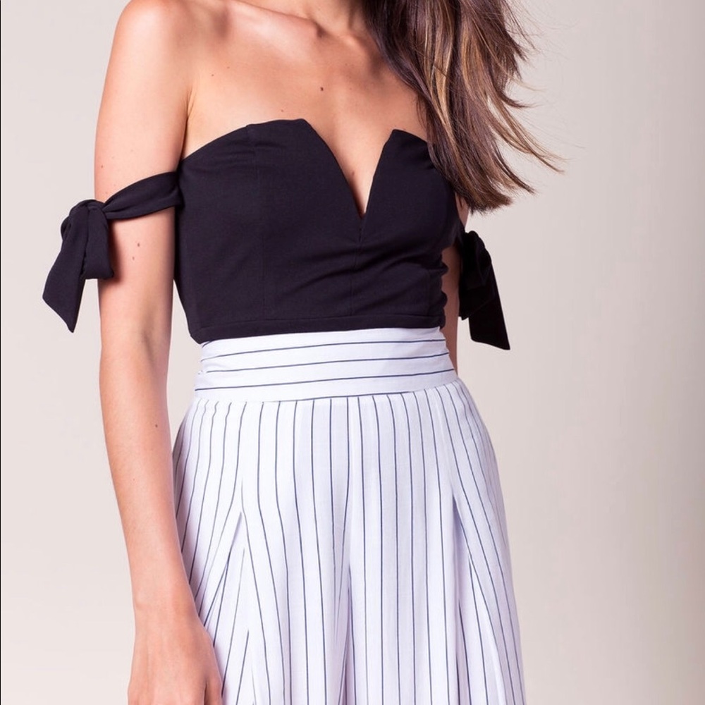 Off shoulder body suit