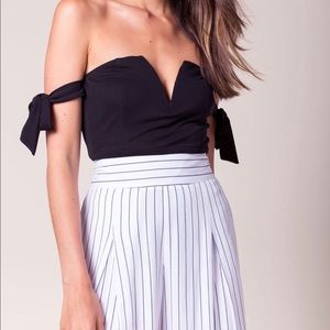 Off shoulder body suit