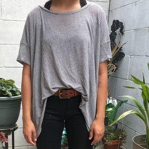 Oversized Striped Shirt