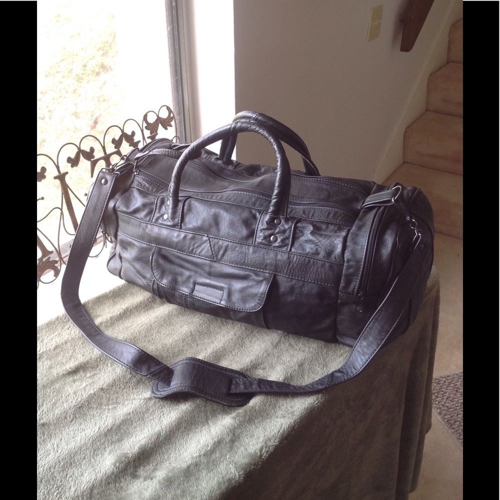 Black Leather Bag