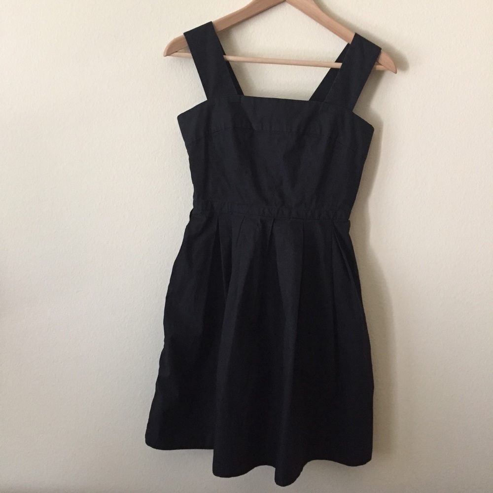 Flashsale❤️Gap black cotton dress petite 0