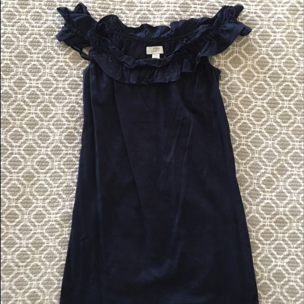 Navy blue sundress