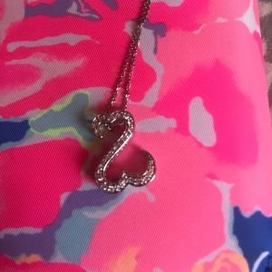 Open hearts necklace