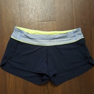 Lululemon speed shorts