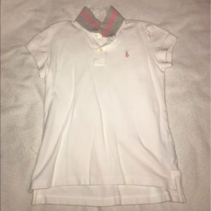 Ralph Lauren white polo shirt
